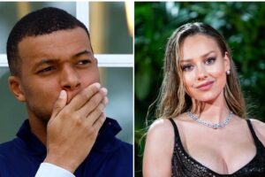 En la foto, Mbappé y Ester Expósito