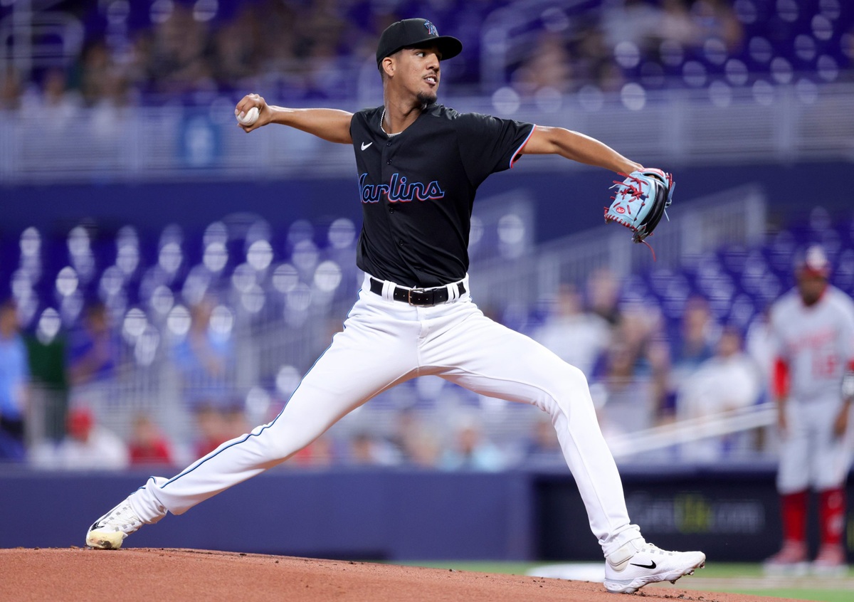 Eury Pérez permite jonrón de Soto en el 1er inning pero Marlins superan a Mets 1 En la foto, Eury Pérez