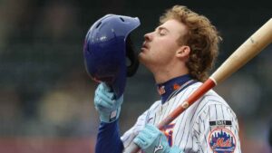 En la foto, un jugador de los Mets de Nueva York