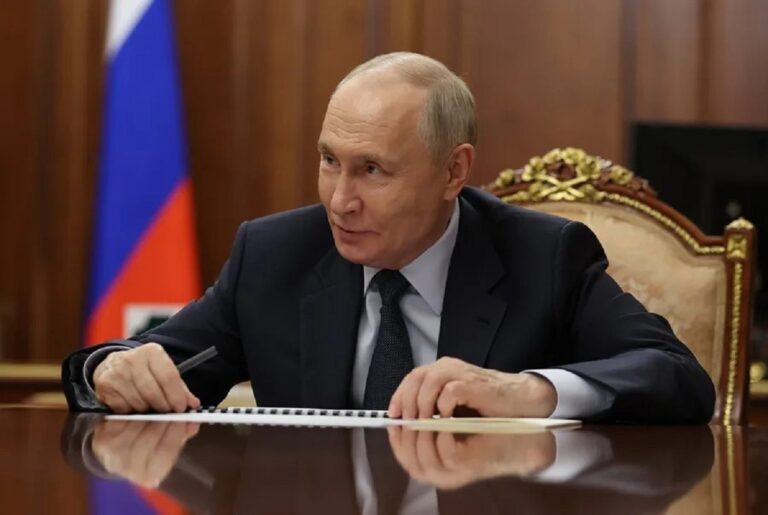 En la foto, el presidente de Rusia, Vladímir Putin