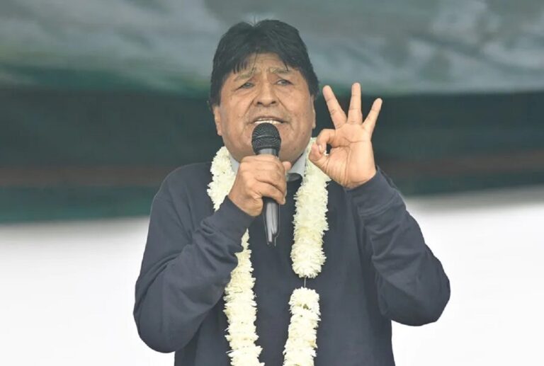 En la foto, Evo Morales