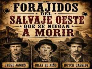 En la foto, los 'héroes' del Salvaje Oeste