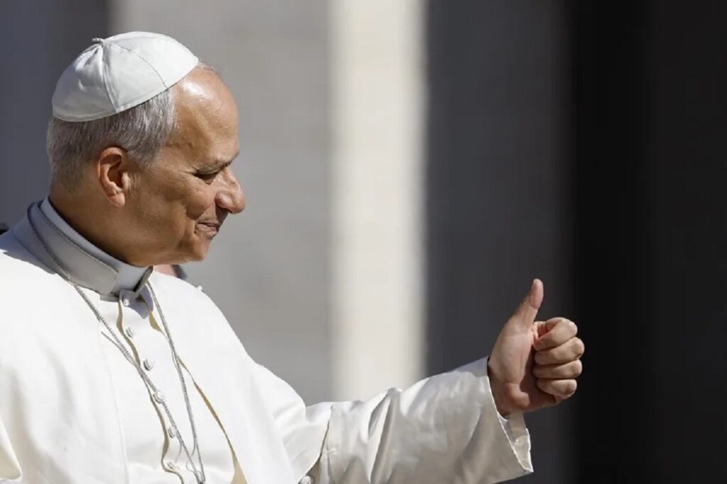 En la foto, el papa León XIV