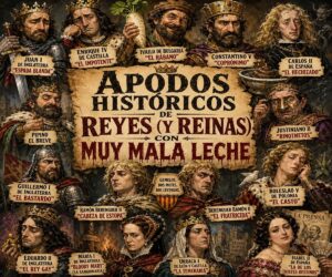 En la foto, los apodos de los reyes