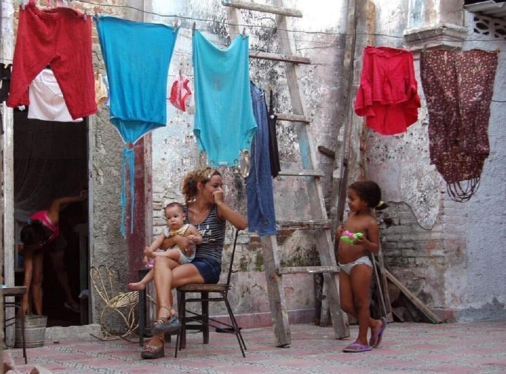 En la foto, una imagen de Cuba en un día cualquiera