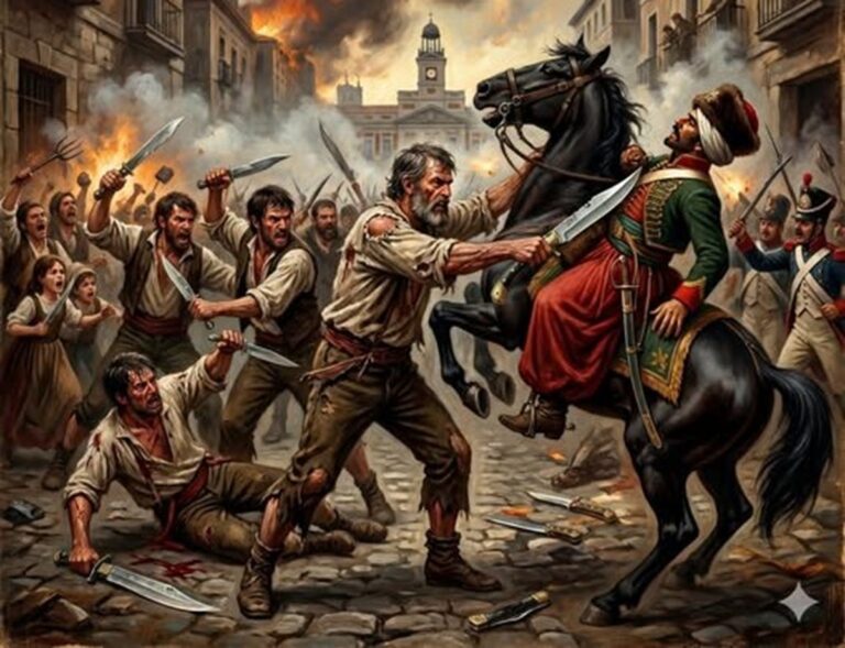 En la foto, imagen de IA sobre el 2 de Mayo