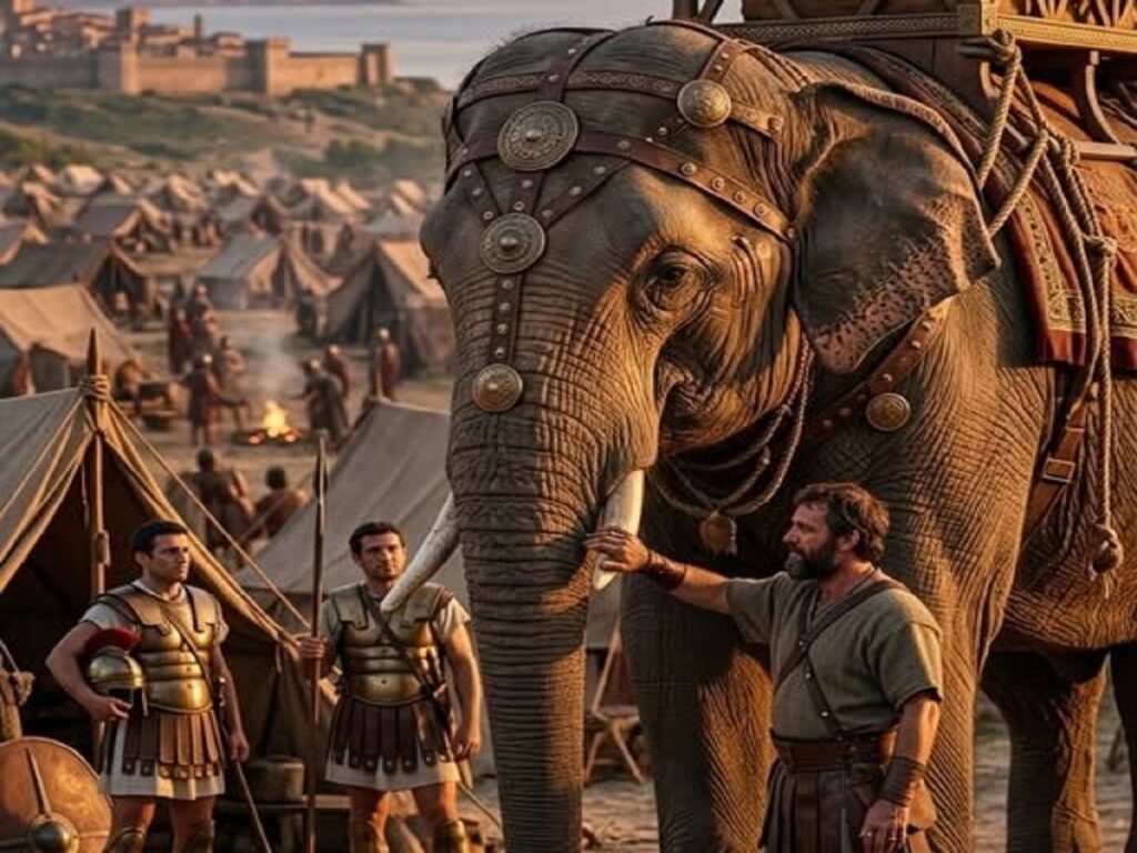 En la foto imagen de IA de la batalla de Cannas