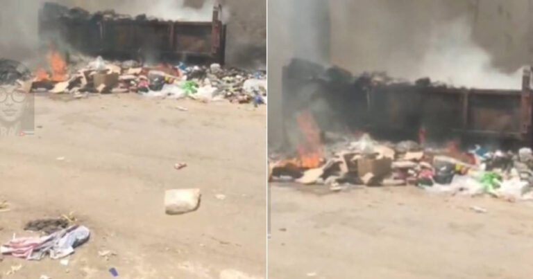 Incendio en basurero daña parroquia en Centro Habana