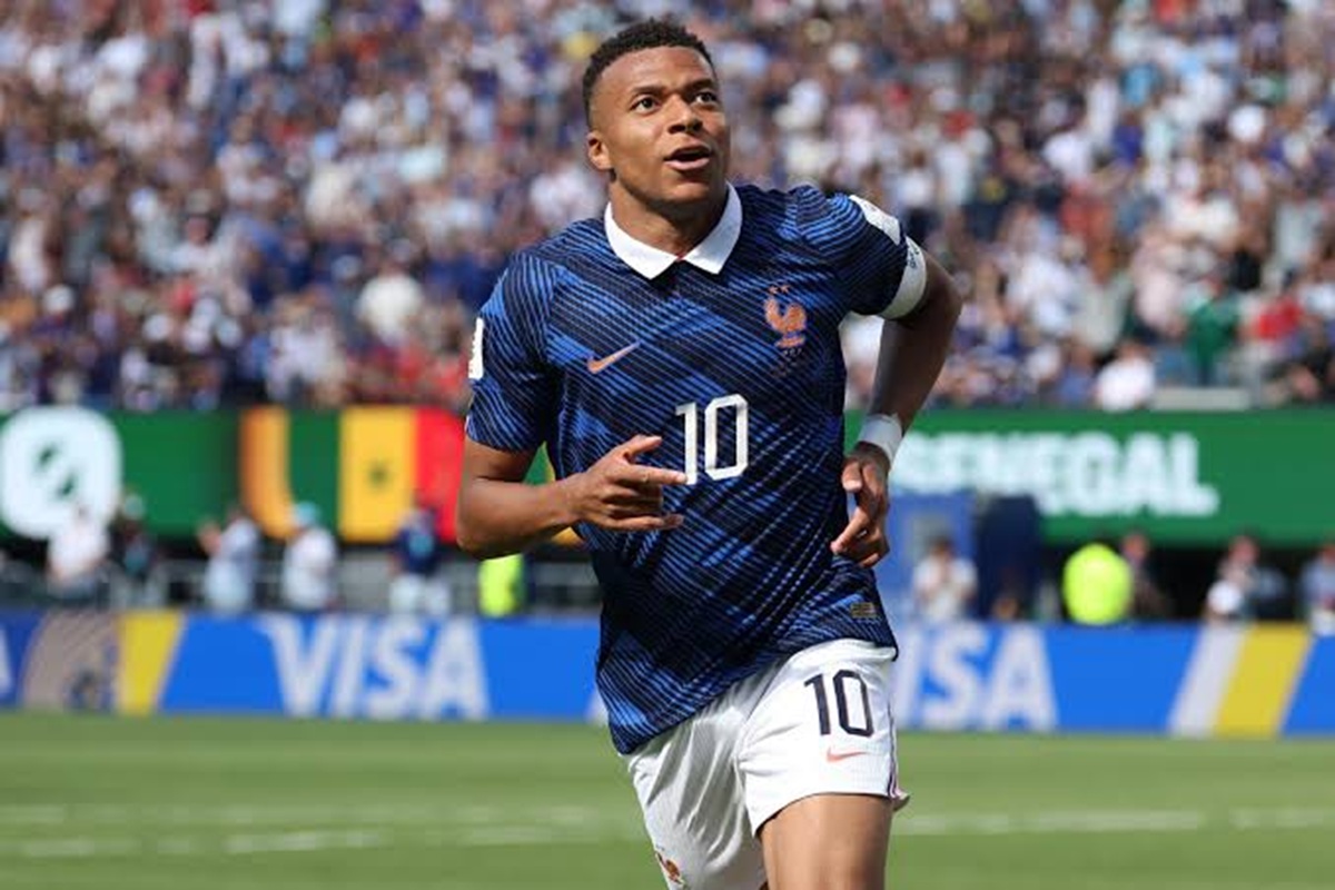Mbappé llega a 14 goles en Mundiales y está a dos de Klose 1 En la foto, Mbappé