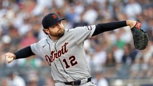 En la foto, Casey Mize