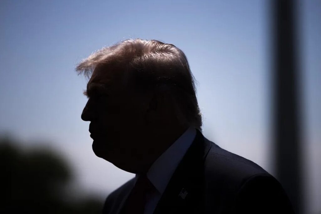 En la foto, el presidente de Estados Unidos, Donald Trump, en la Casa Blanca, en Washington