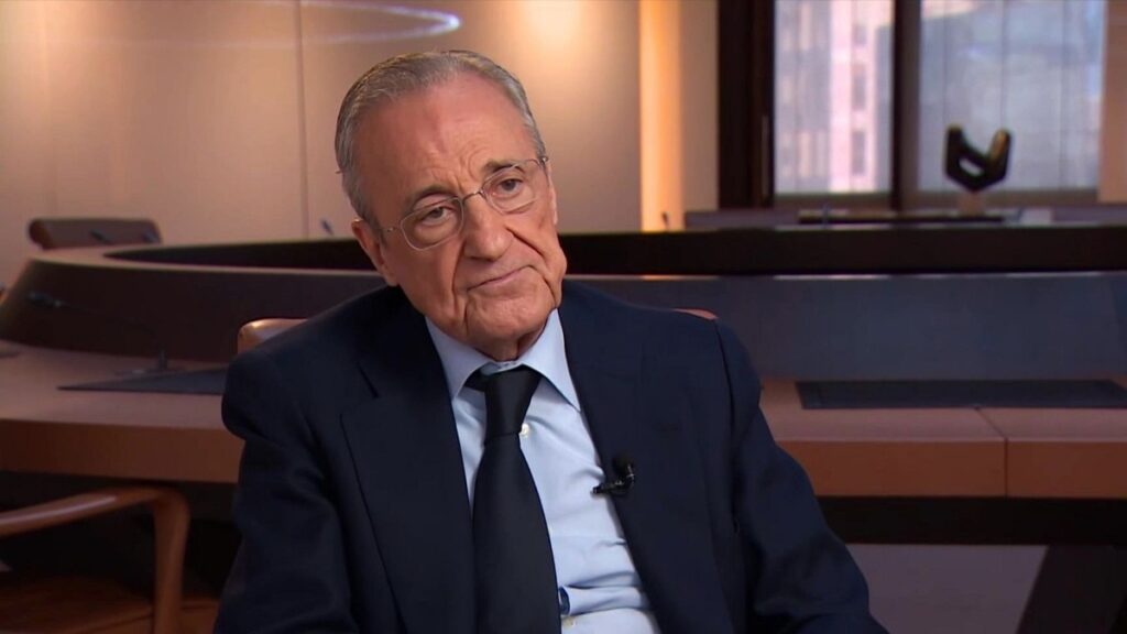 En la foto, Florentino Pérez