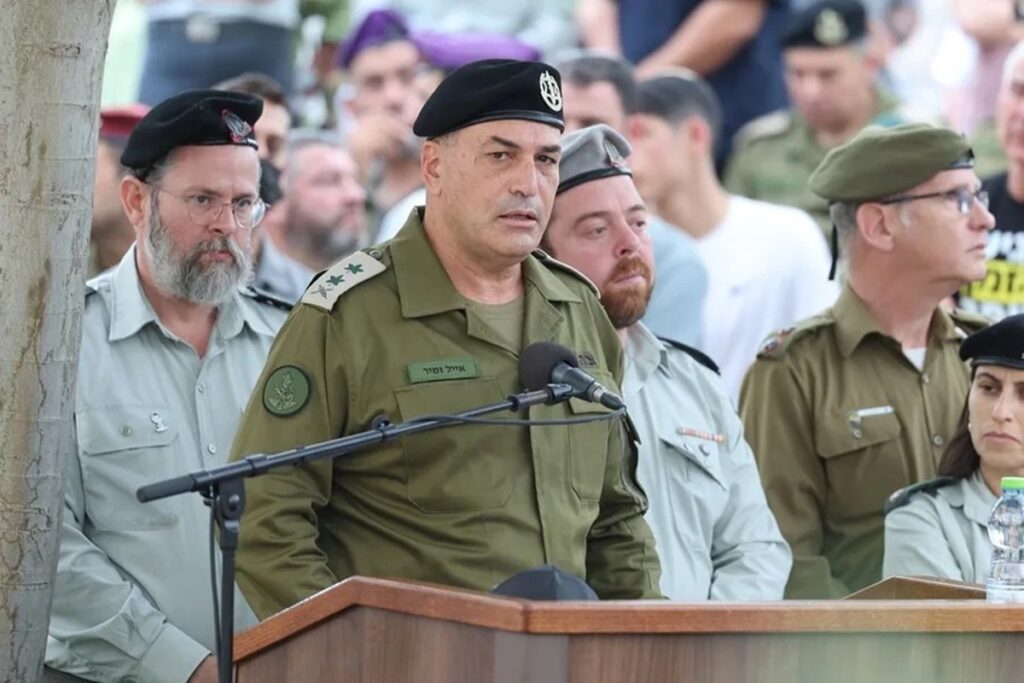 En la foto, El jefe del Estado Mayor del Ejército israelí, el teniente general Eyal Zamir.