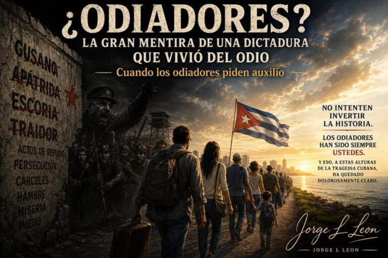 ¿Odiadores? La gran mentira de una dictadura que vivió del odio 1 En la foto, una imagen de IA relacionada con el texto