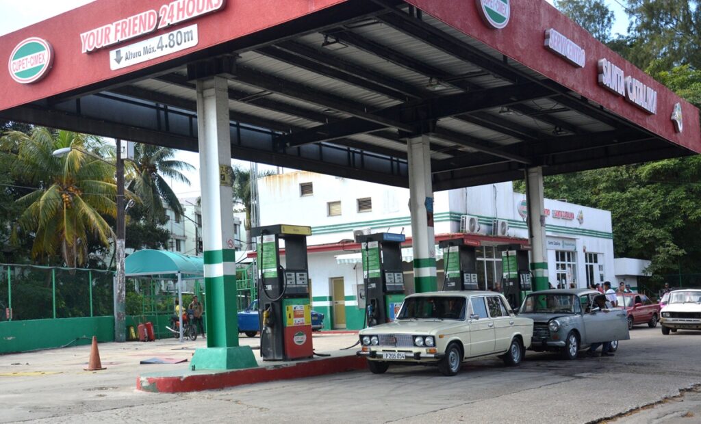 En la foto, un servicentro en La Habana
