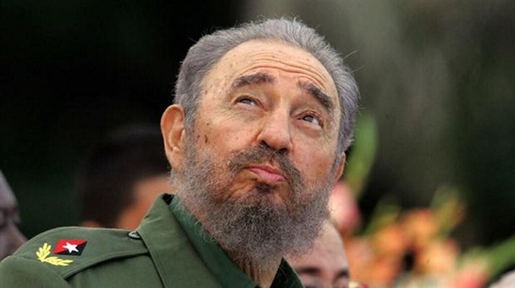 En la foto, Fidel Castro