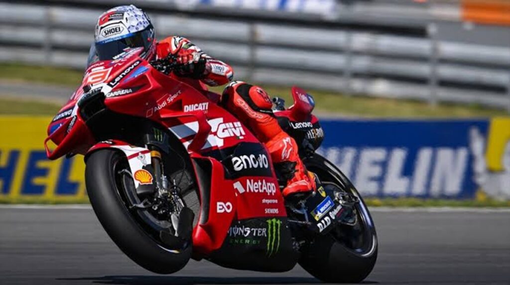 En la foto, Marc Márquez