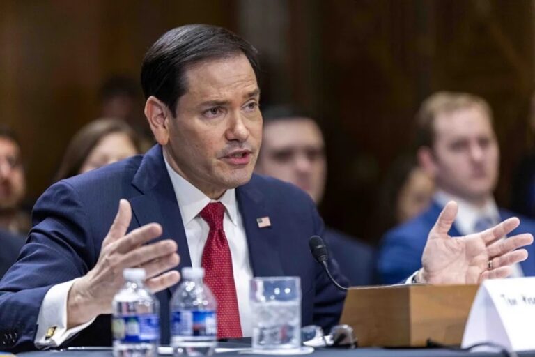 En la foto, el secretario de Estados de Estados Unidos Marco Rubio