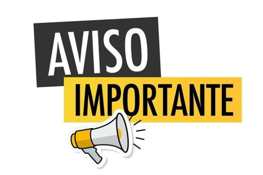 En la foto, un cartel de aviso