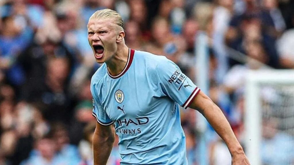 En la foto, Erling Haaland
