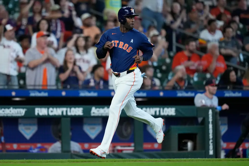 En la foto, Yordan Alvarez