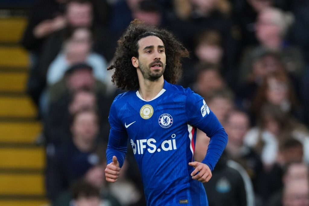En la foto, Marc Cucurella
