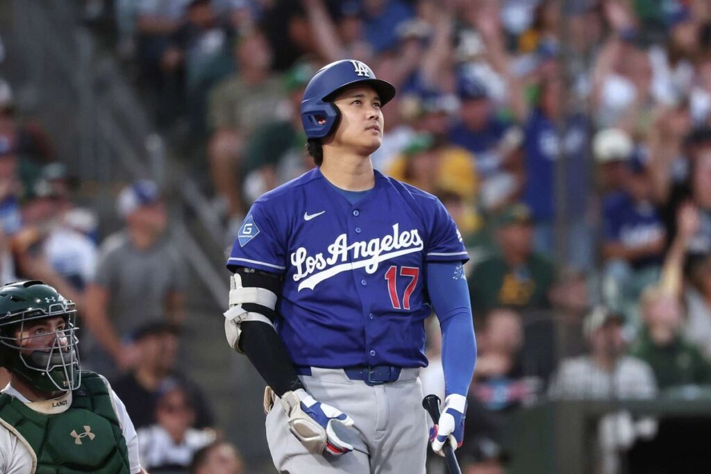 En la foto, Shohei Ohtani