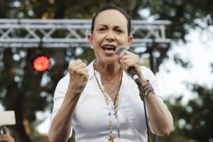 En la foto, María Corina Machado
