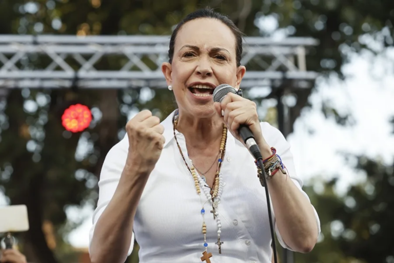 En la foto, María Corina Machado
