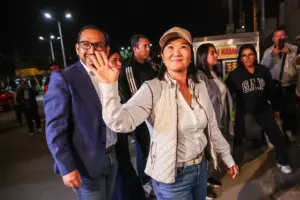 En la foto, La candidata a la presidencia del Perú por el partido Fuerza Popular, Keiko Fujimori, en una fotografía de archivo en Lima (Perú)