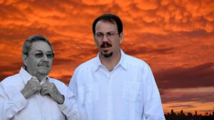 En la foto, Raúl Castro y su hijo Alejandro