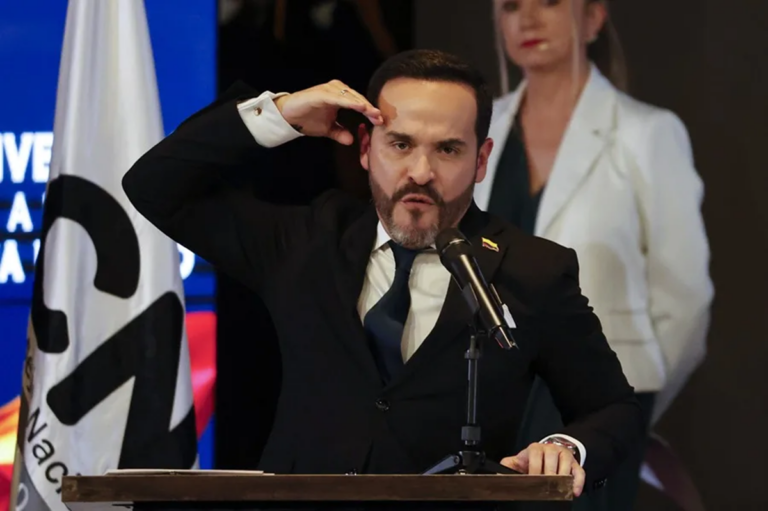 En la foto, el presidente electo de Colombia, Abelardo de la Espriella