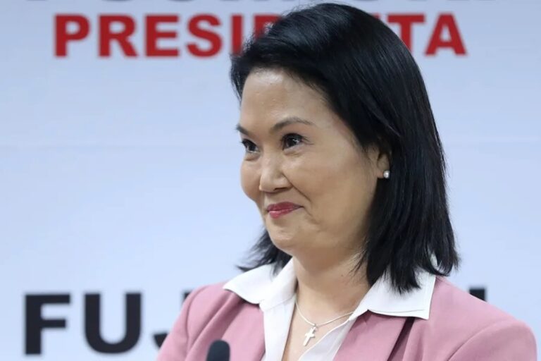 En la foto, La candidata derechista Keiko Fujimori, ganadora de la segunda vuelta de las elecciones presidenciales de Perú,