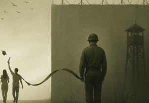 En la foto, u soldado y un graduado, en Cuba