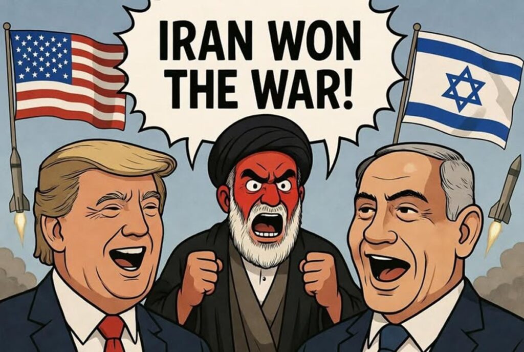 La falacia iraní de haber ganado la guerra es solo eso: propaganda 8 En la foto, una imagen de IA relativa al texto