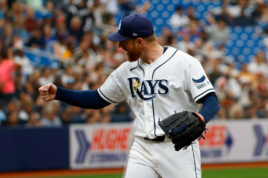 Drew Rasmussen tira joya de 13 ponches y dos hits y Rays barre a Red Sox 2 En la foto, Drew Rasmussen