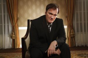En la foto, Quentin Tarantino