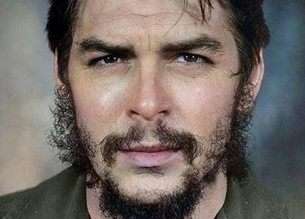 En la foto, el Che Guevara