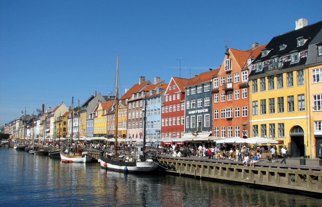 En la foto, una tarde en Copenhague