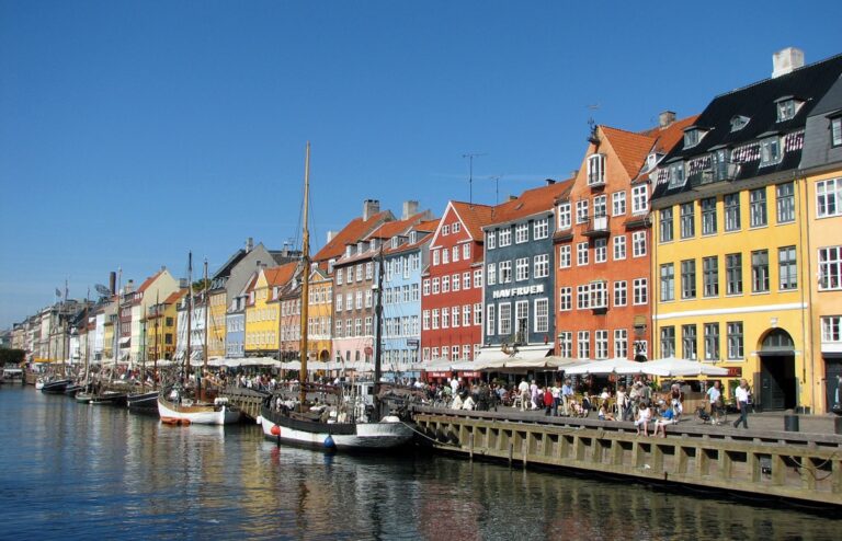 En la foto, una tarde en Copenhague