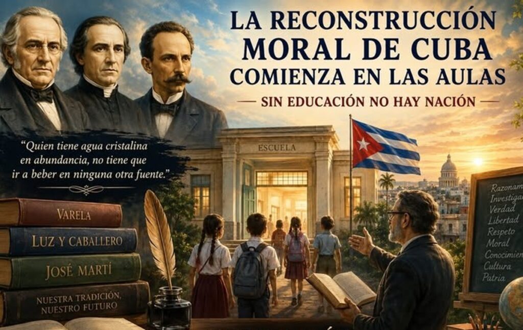 La reconstrucción moral de Cuba comienza en las aulas 2 En la foto, una imagen relativa al texto