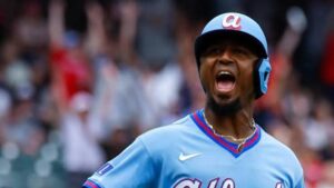 En la foto, Ozzie Albies