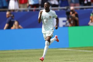 En la foto, Ousmane Dembélé