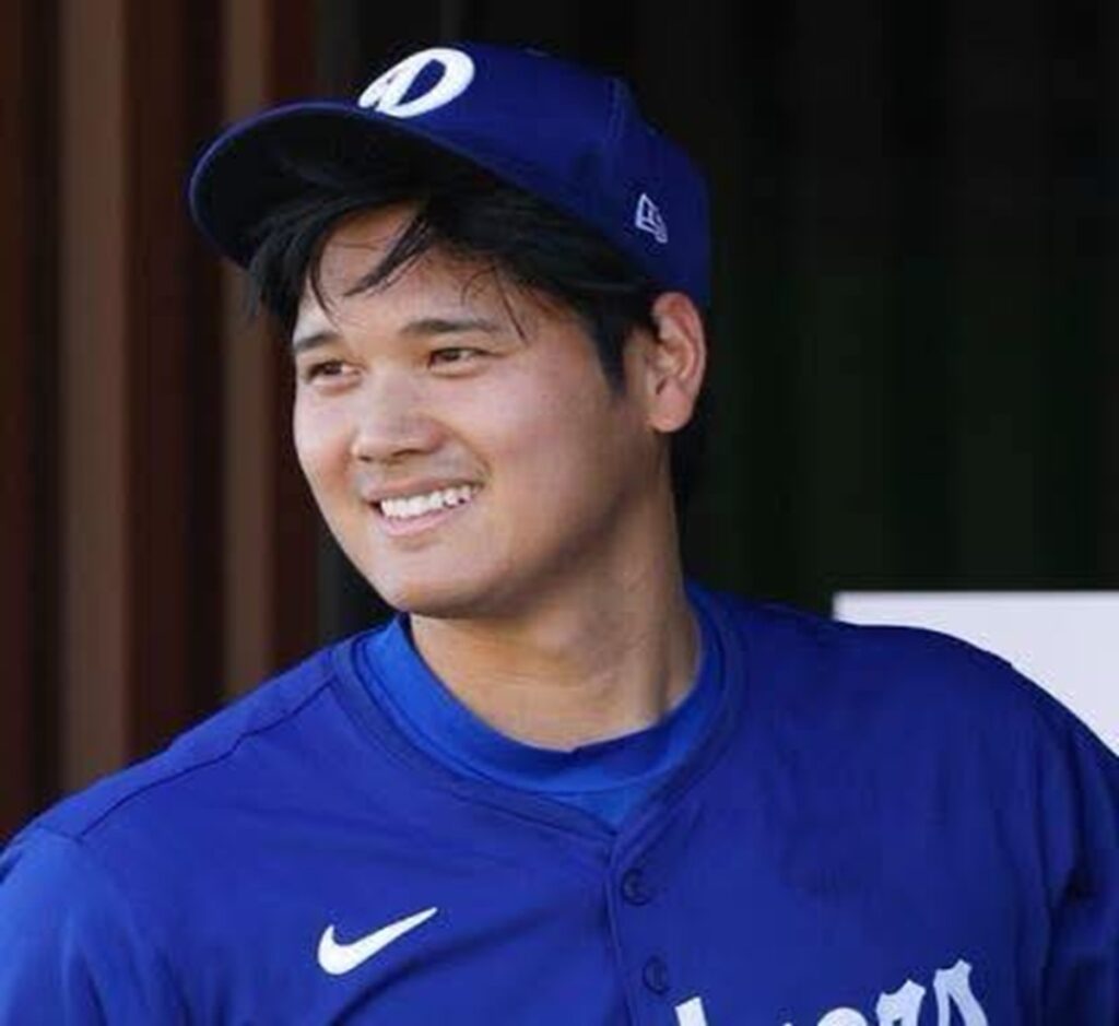 En la foto, Shohei Ohtani