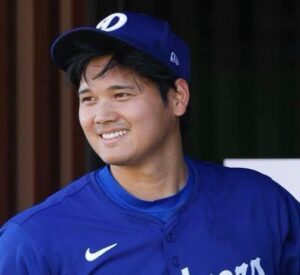 En la foto, Shohei Ohtani