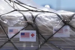 En la foto, Alimentos para Cuba enviados por el gobierno de Estados Unidos