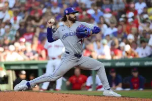En la foto, Dylan Cease