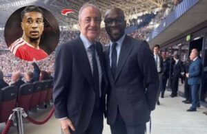 En la foto, Florentino Pérez y Claude Makelele