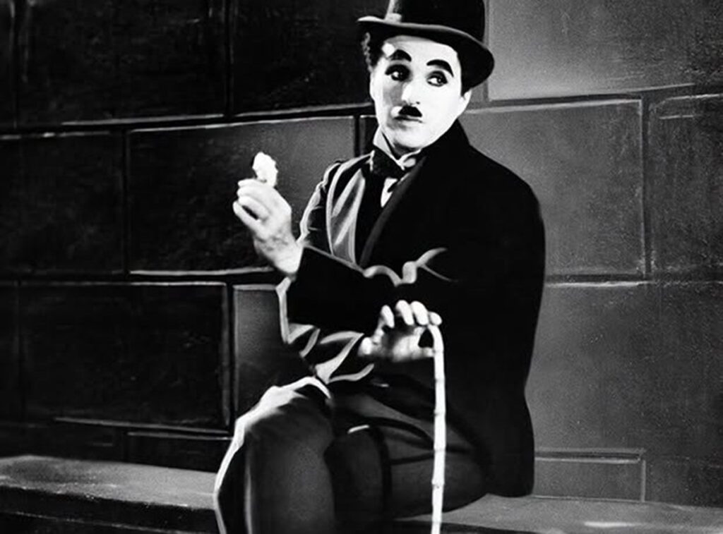 En la foto, Charles Chaplin