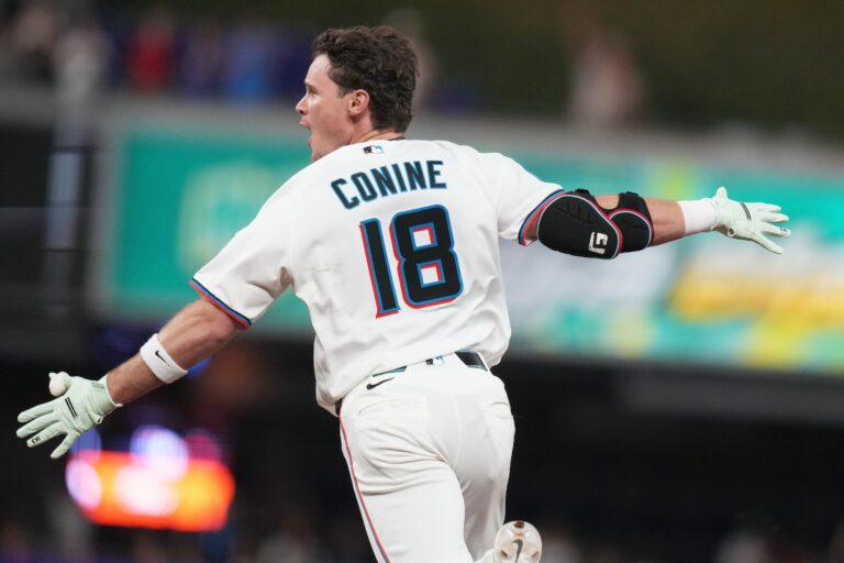 En la foto, Griffin Conine